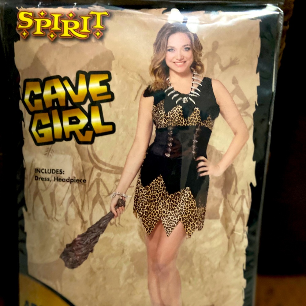 Cave Girl Adult Costume. Brand new in bag